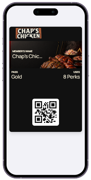 Chaps Club Membership wallet card preview